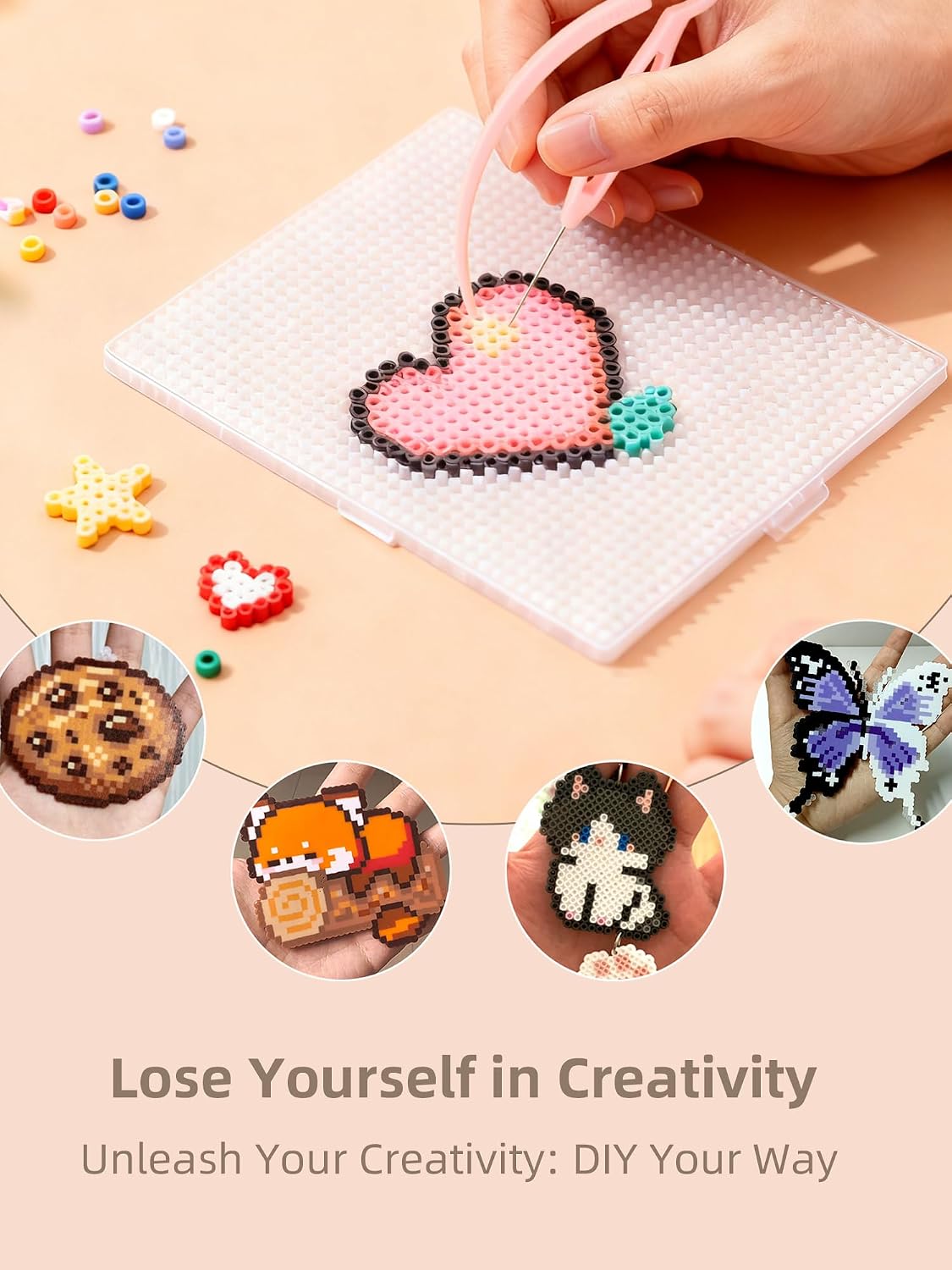 Fuse Beads Kit-Easy DIY-96 Col - Art Craft Room 评论和价格