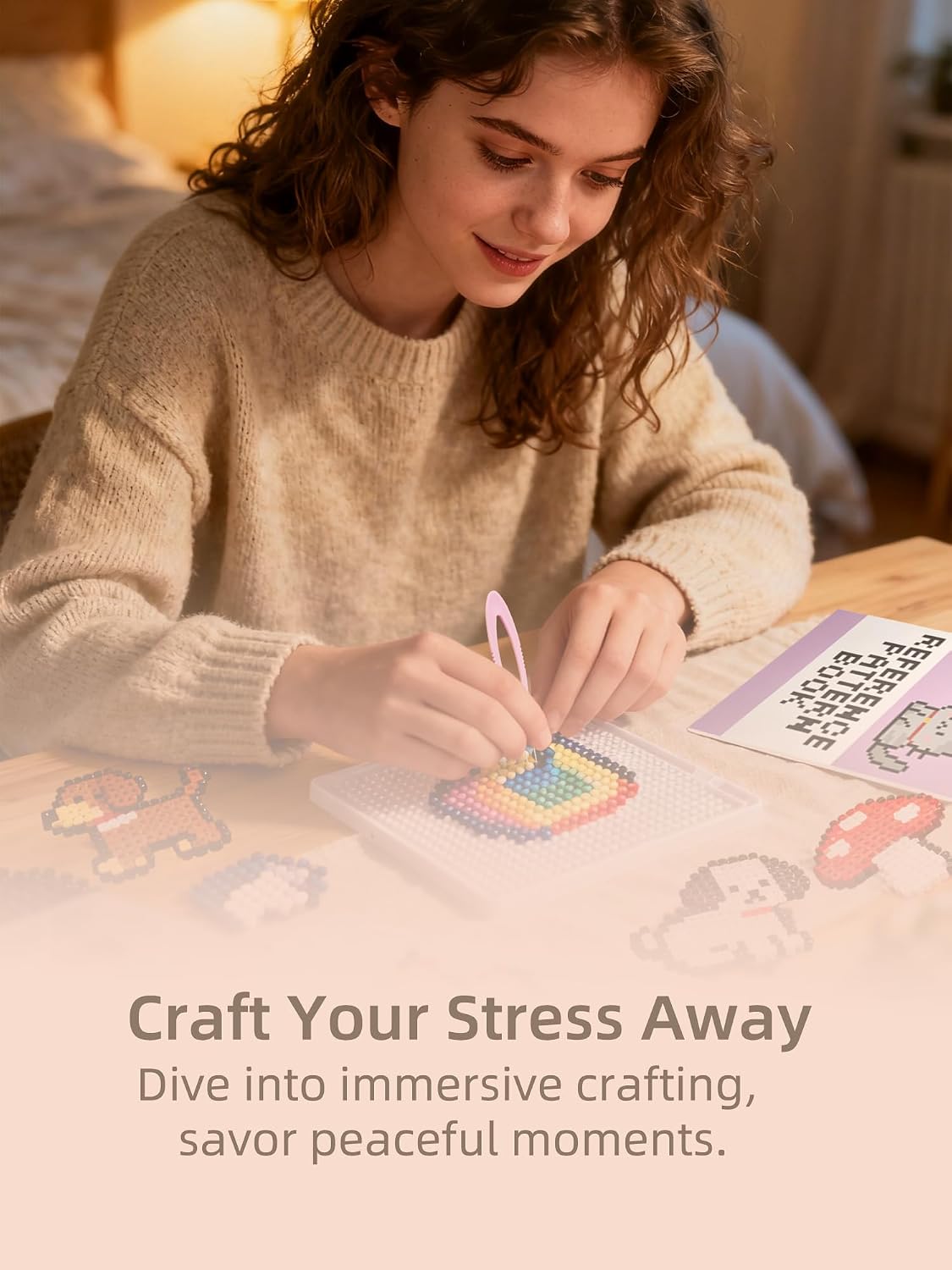 Fuse Beads Kit-Easy DIY-96 Col - Art Craft Room 评论和价格